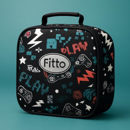 School Bag 23x8x23cm Black – Lightweight & Durable for Daily Use