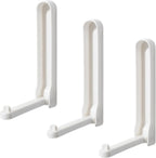 96 Pieces Adhesive Hanger Storage Tools (No-Drill Design – Strong Load-Bearing – White – Pack of 3)