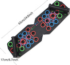 96 Pieces Portable Multi-Function Push Up Board - 16 in 1 Push Up Bars for Strength Training (Anti-Slip Handles – Lightweight and Compact for Home – Gym – Office Workouts – Ideal Fitness Equipment)