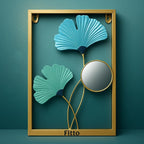 96 Pieces Contemporary Metal Wall Accents (25x40cm Modern Wall Art for Living Room and Office)