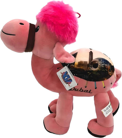 Light Pink Camel 25 cm Decorative Figurine – Arabian Animal Home Accent