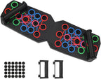96 Pieces Portable Multi-Function Push Up Board - 16 in 1 Push Up Bars for Strength Training (Anti-Slip Handles – Lightweight and Compact for Home – Gym – Office Workouts – Ideal Fitness Equipment)