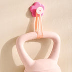 240 Pieces Flower Suction Cup Hooks (Floral Design – Pack of 2 – Pink)