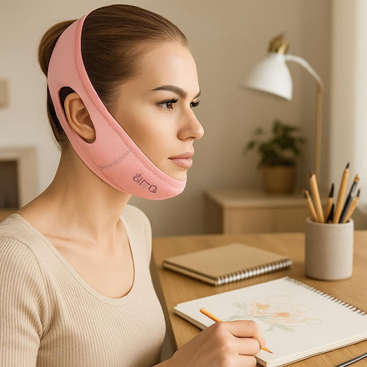 Reusable V Line Mask Facial Slimming Strap Double Chin Reducer – Adjustable, Comfortable, Skin-Friendly Face Lift Band for Firm Jawline and Toned Neckline – Unisex, Easy to Use
