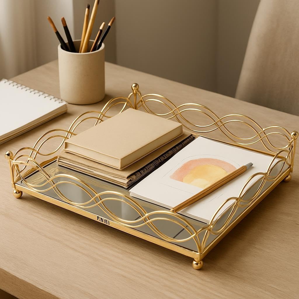 60 Pieces Contemporary Serving Trays (24x35cm | Modern Home Decor – Serving Platter)