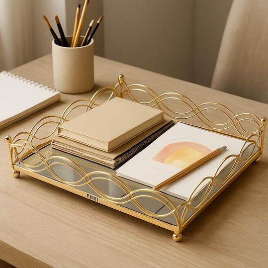 Contemporary Serving Tray 24x35cm | Modern Home Decor, Serving Platter