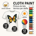 96 Pieces 12-Pieces (12ml Water Colors Set - 12 Vibrant Colors for Drawing & Painting)