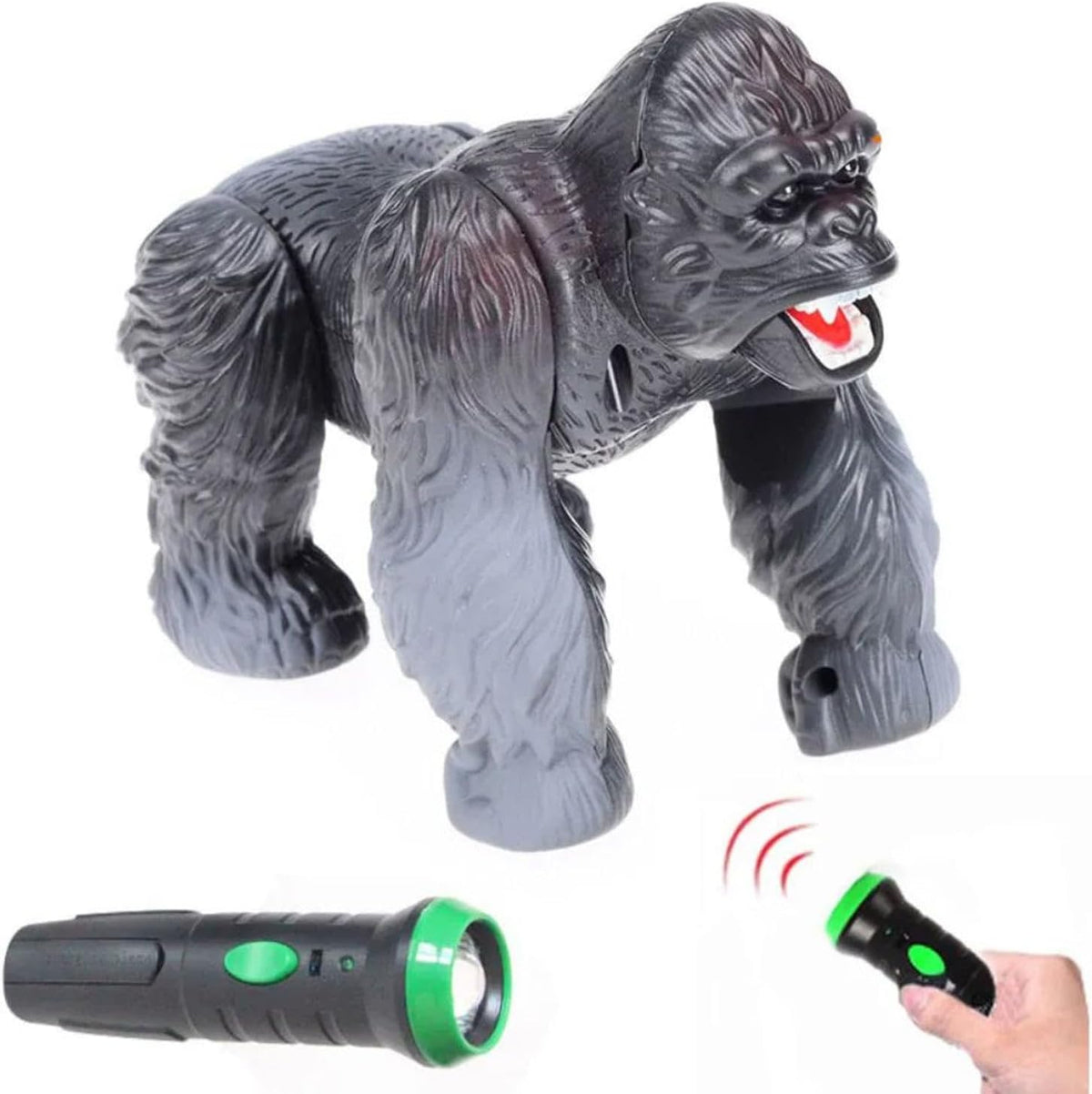 72 Pieces Laser Remote Control Gorilla Toy - Life Likes with Moving Body (Sound and Light)