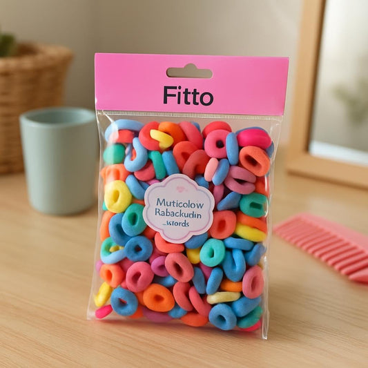 Multicolour Hair Rubber Bands for Versatile Styling, Pack of 3 , 150+ bands