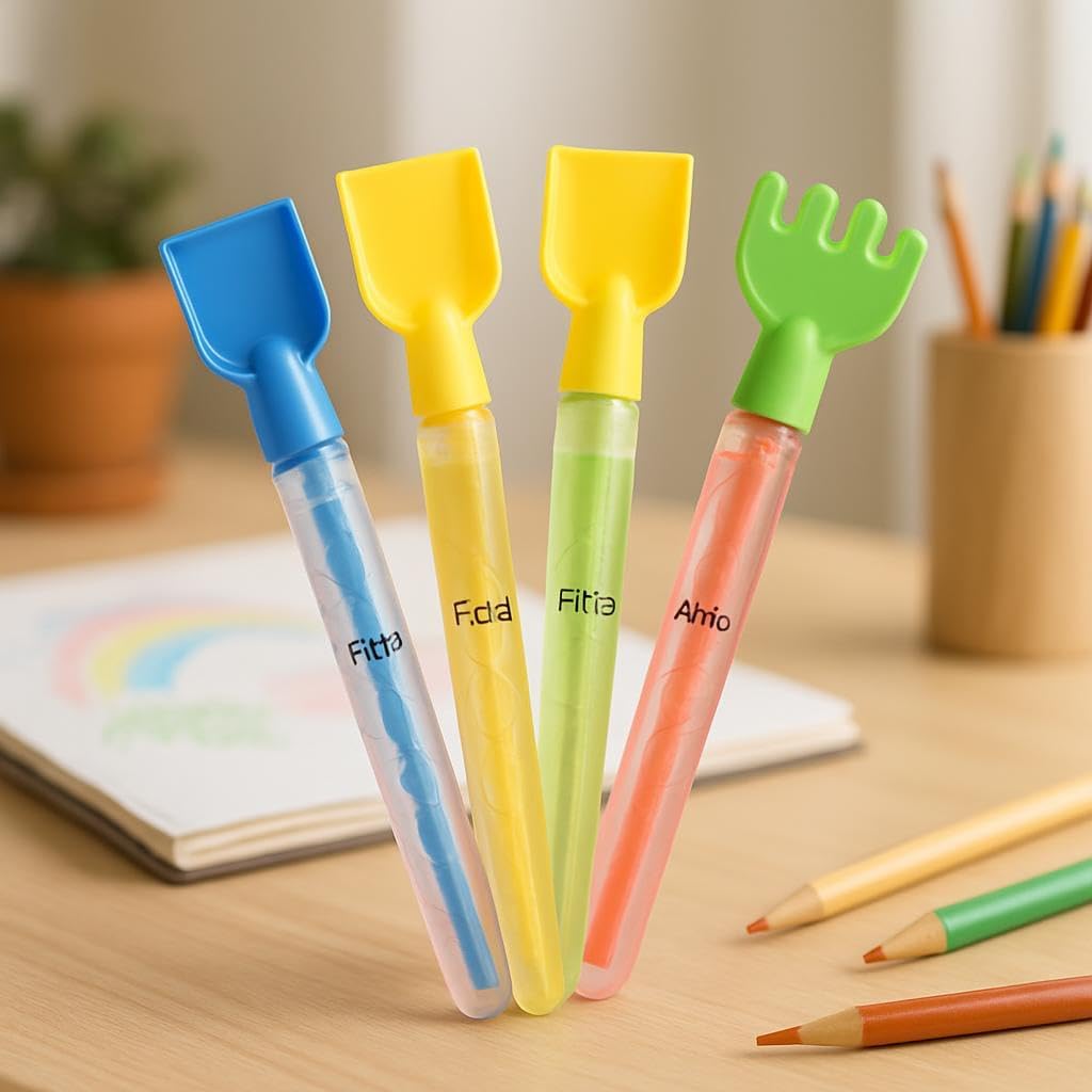 Bubble Wands 17cm for Kids Party Outdoor Bubble Toy – Fun Bubble Wand Set for Backyard, Garden, and Playtime, Pack of 4