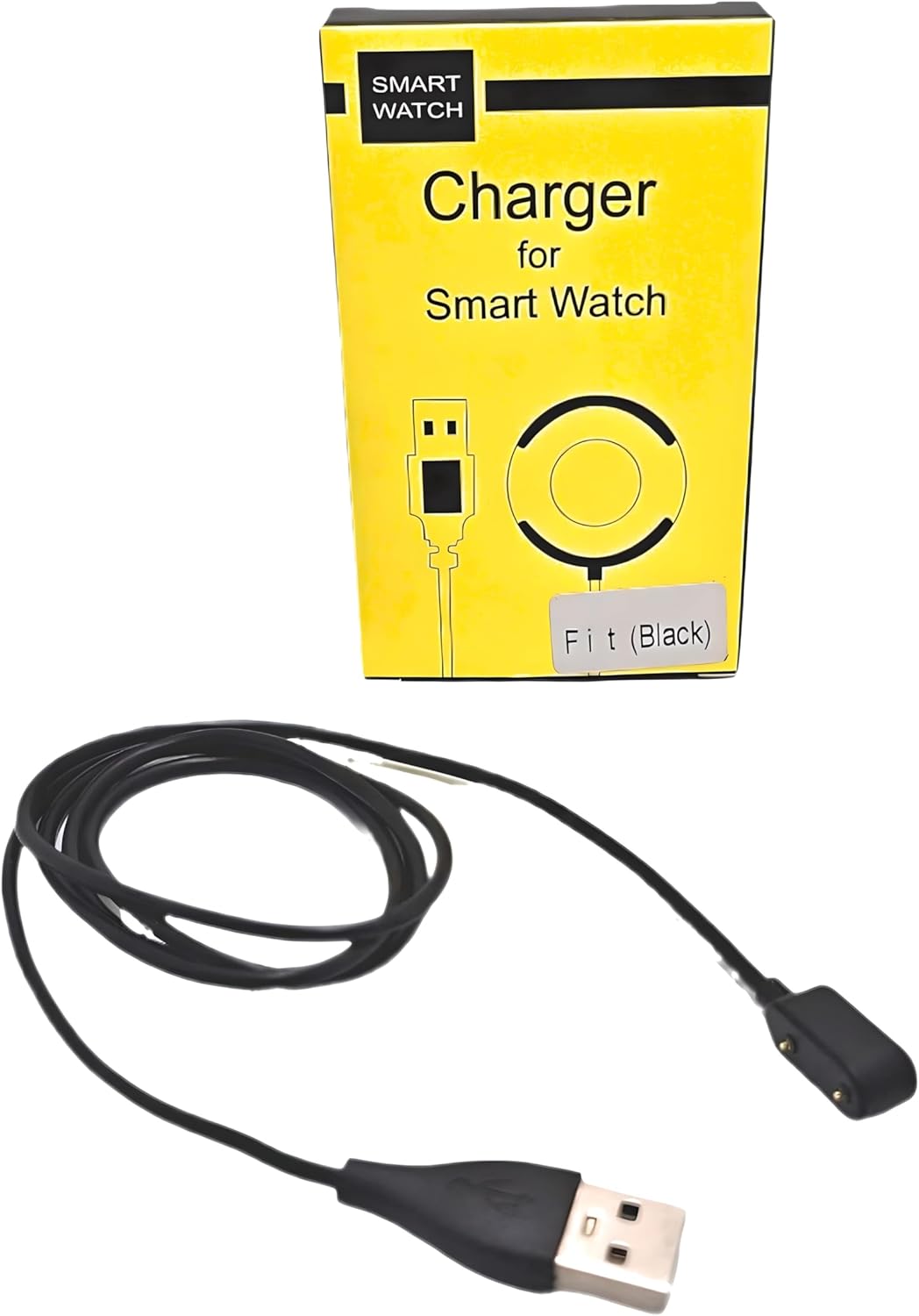 96 Pieces Smart Watch Chargers with USB Connector for Fast Charging Wearables