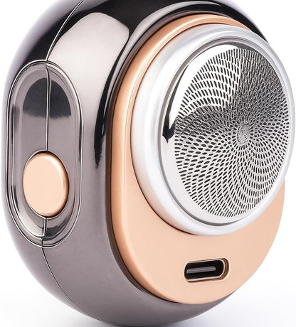 Portable Electric Shaver, USB Rechargeable Battery, Rotating Blade