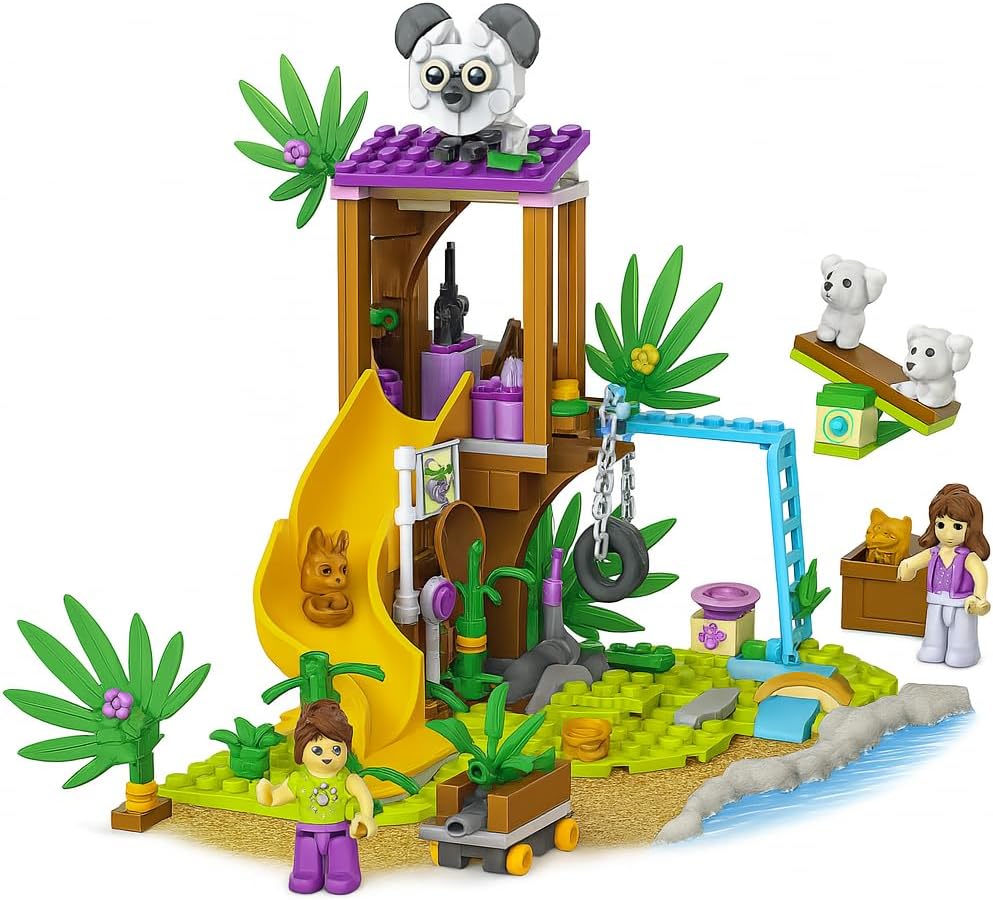 Rescue Animal Shelter Building Set | 330+ Pieces | Creative STEM Toy for Kids | Build Animal Rescue Shelter, Shelter Accessories, and More | Fun, Educational & Safe for Ages 6+