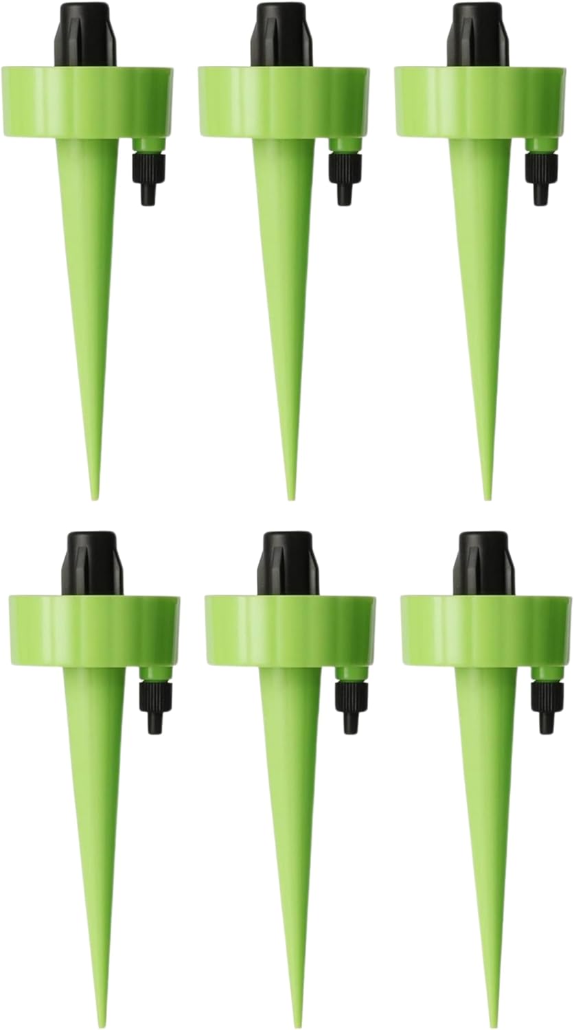 96 Pieces Plant Watering System Kits with 6 piece Colorful Components for Potted Plants