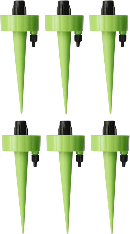 Plant Watering System Kit with 6 piece Colorful Components for Potted Plants