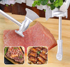 96 Pieces Kitchen Hammers (Silver Meat Tenderizer with Axe & Press Pounder for Hotel & Home Use – Aluminum & Steel Construction – 27.5cm x 15cm x 3.8cm)