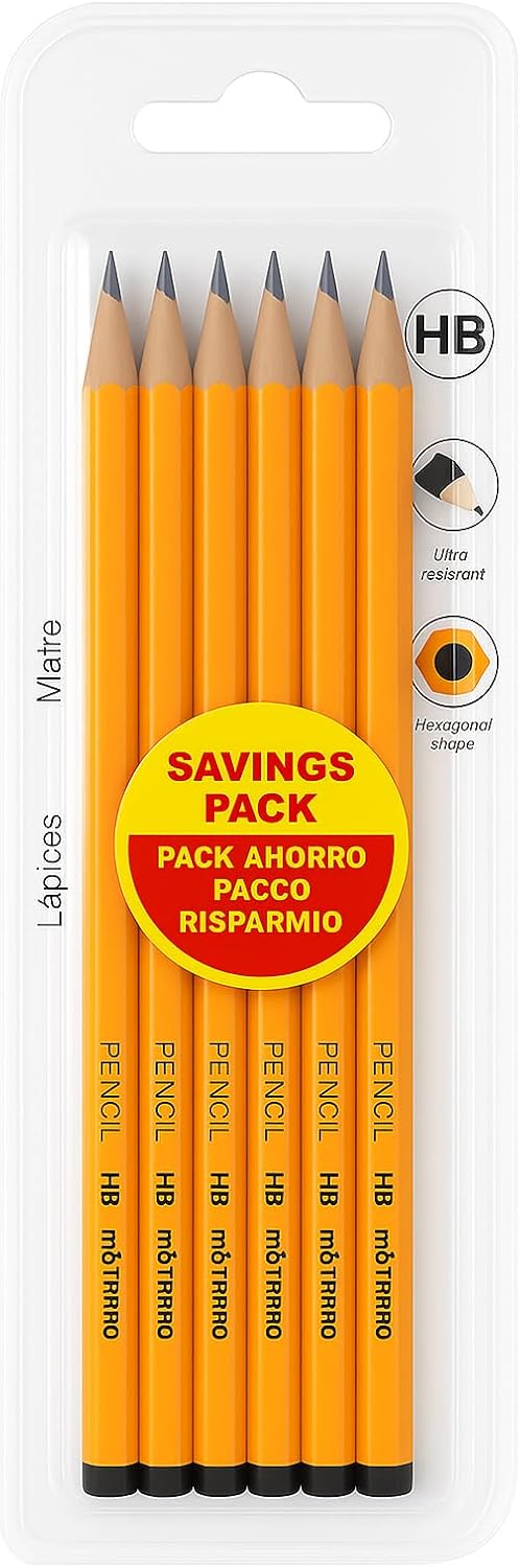HB Pencil 17.5 cm - Ideal for Writing, Drawing, and Sketching