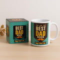 96 Pieces White and Green Ceramic Mug - You Are the Best Dad Ever - Father's Day Gifts (Coffee Cup – Dad Mug)
