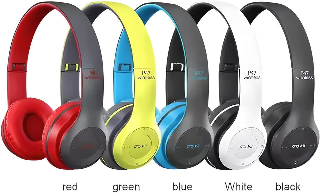120 Pieces Wireless Bluetooth Headphones with Deep Bass (Clear Sound – Hands-Free Calling)