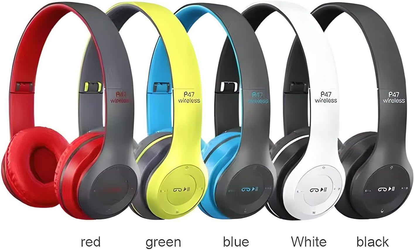 Wireless Bluetooth Headphones with Deep Bass, Clear Sound, Hands-Free Calling