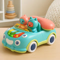 72 Pieces Toddler Toy Phones (Baby Musical Piano with Light and Music Pull On Car Theme with Wheels – Blue)