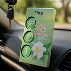 120 Pieces Car Air Freshener Jasmine Scent Pack ofs (3 Long Lasting Hanging Perfume for Car Interior)