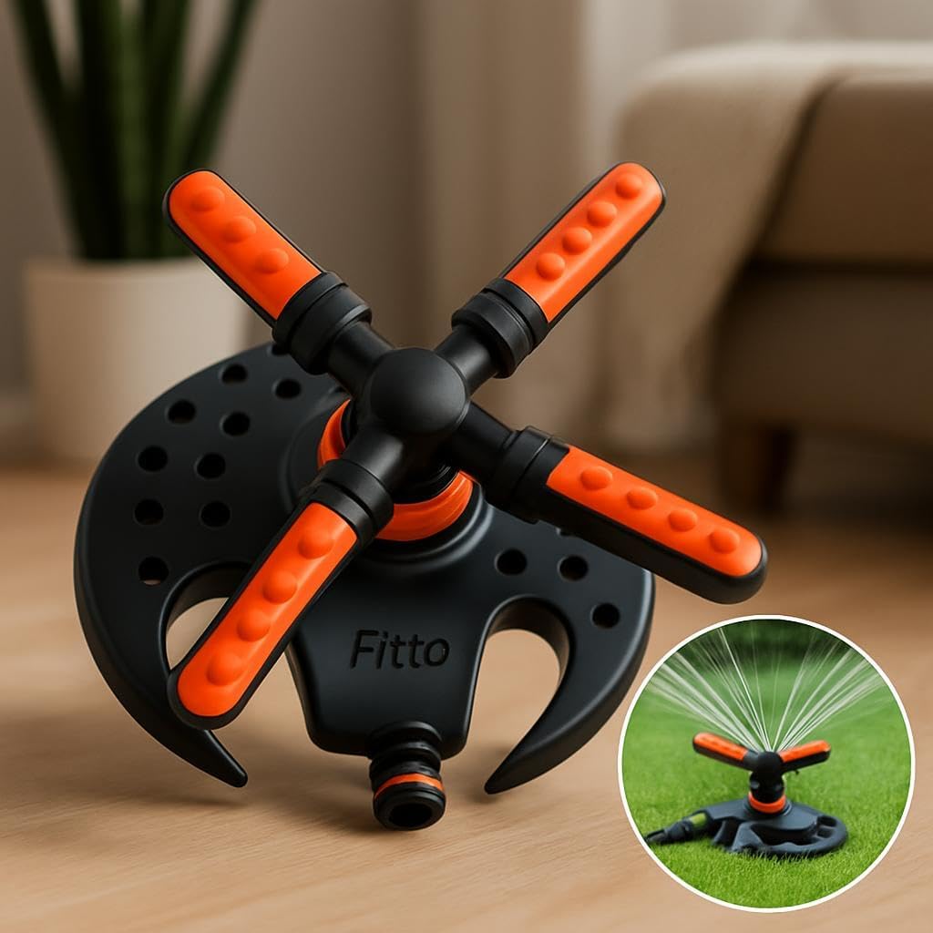 96 Pieces Revolving Garden Sprinklers with Adjustable Arms for Even Water Distribution