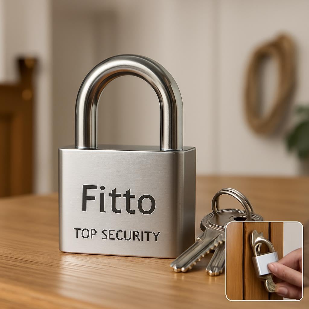 60mm GDO Brand Padlock with Keys for Secure Locking