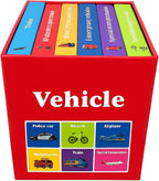 96 Pieces Learning Book 6PC Vehicle Sets for Kids - Educational Toy with Interactive Vehicle Themes