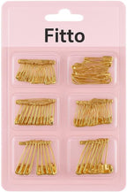120 Pieces 4 Sizes Small and Large Safety Pins for Clothes Sewing