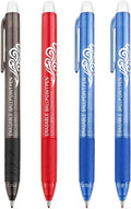 96 Pieces 4 Pieces (0.7mm Erasable Ball Point Pens – 14.5cm – Fine Tip Ink for Writing)