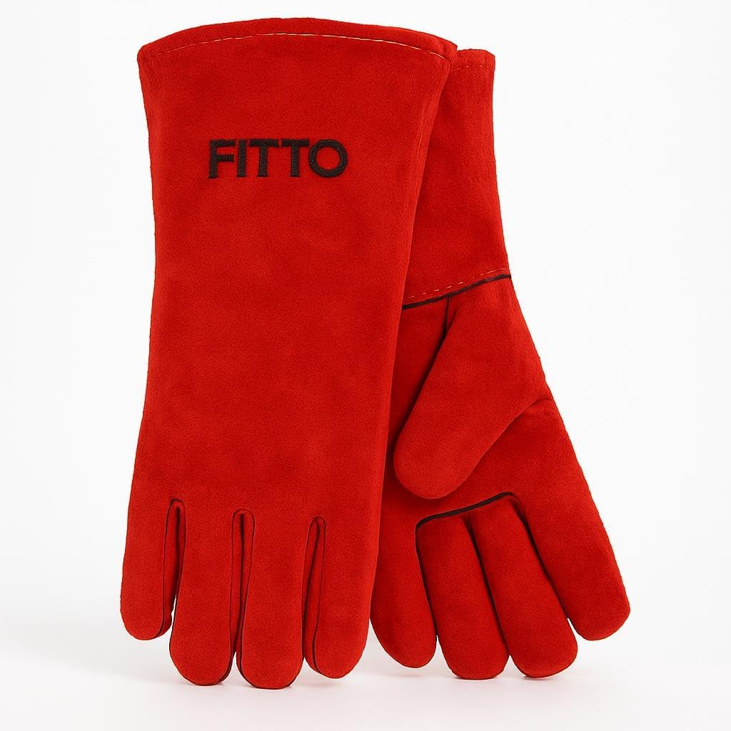 96 Pieces Durable Welding Gloves for Heavy Duty Protection and Comfort