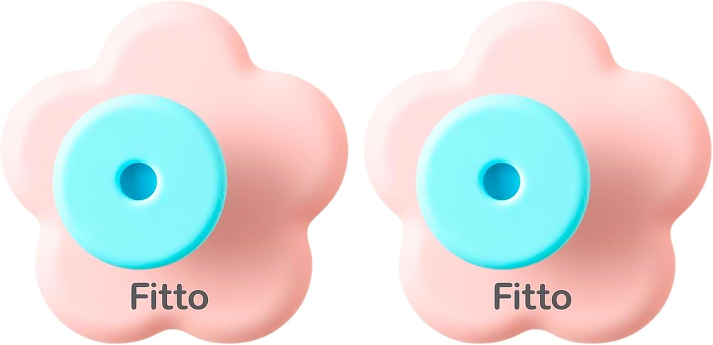 Flower Suction Cup Hook – Floral Design, Pack of 2 – Pink