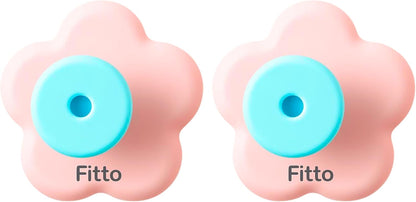 Flower Suction Cup Hook – Floral Design, Pack of 2 – Pink