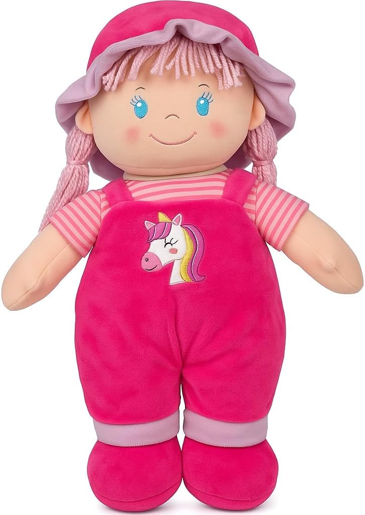 72 Pieces Pink Dolls with Pink Hair (Baby Doll – Collectible Toy Doll Pink Hair)