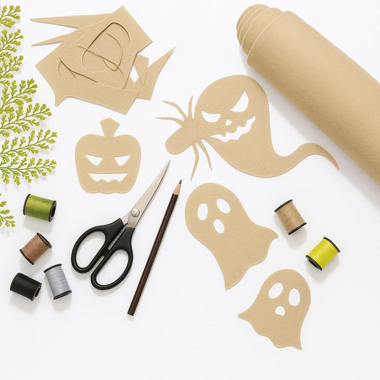 Felt Fabric 1 Piece 40cm x 60cm Brown for Crafts, DIY Projects, Sewing, Upholstery