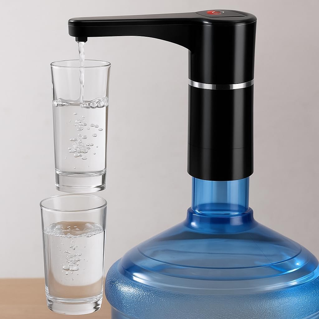 Lavish Rechargeable Touch Water Dispenser, Silicone Hose