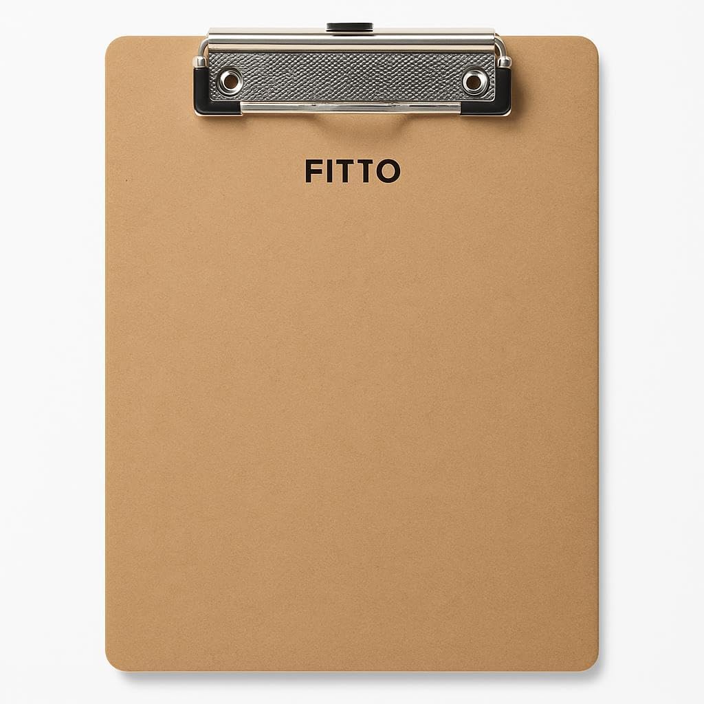 144 Pieces A5 Sheet Folders with Clip (23x15.5cm – 50 Sheet Capacity – Brown)
