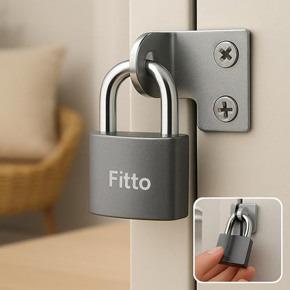 30mm Durable Padlock with Key for Enhanced Security