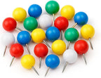 144 Pieces 30 Pieces Steel Thumb Pins Assorted Colors (Hardware – Industrial – Fastening)