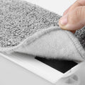 144 Pieces Multi-Functional Groove Cleaning Brush Replacements (Coral Velvet & Brushed Fabric – White – 20cm x 8.5cm x 10cm – Set of 4)