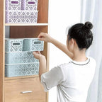 96 Pieces Kitchen Storage Box - Stackables (BPA-Free Food Containers for Pantry – Dry Goods – and Snacks - Ideal for Organizing Cabinets & Countertops - Clear – Space-Saving Design – Large)