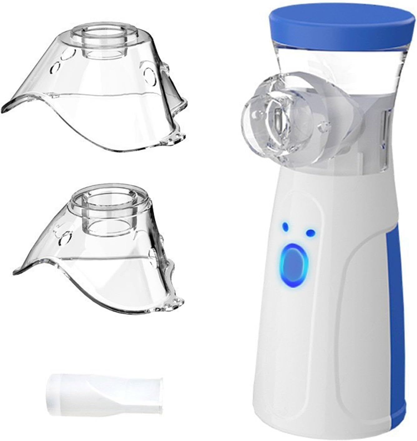 96 Pieces Portable Nebulizer Mini Vaporizers - White &s (Household Handheld Atomizer – Ultrasonic Micro Mesh Compression Atomizer – Medical Mute for Children & Adults)