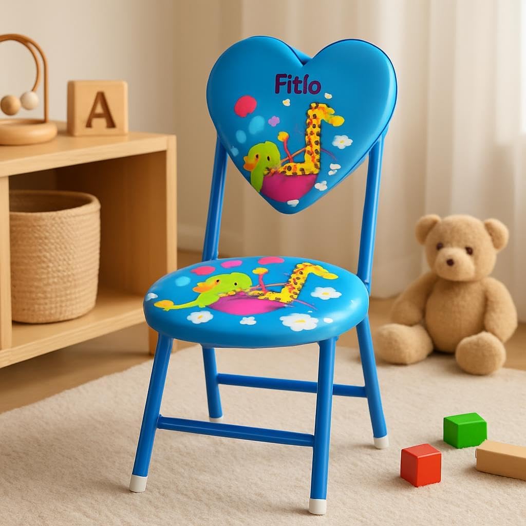 96 Pieces Kids Attractive Cartoon Print Foldable Chairs for Boys & Girls