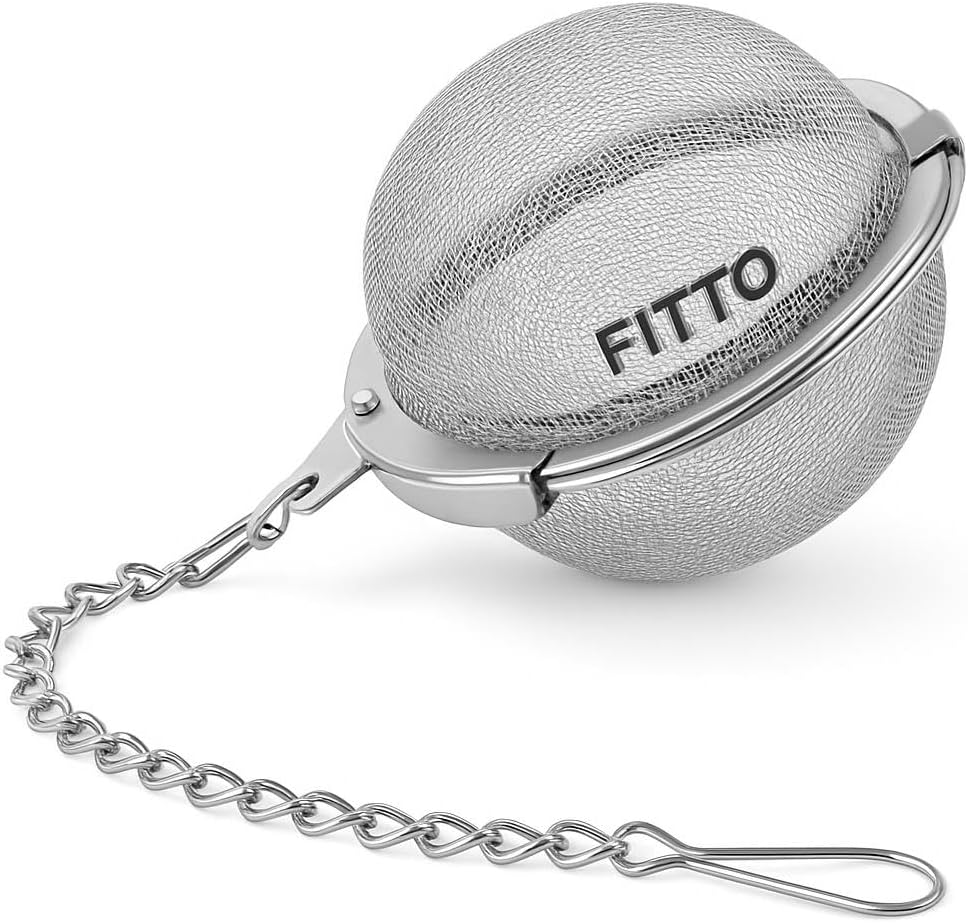 Tea Strainer, 5.3 cm Stainless Steel Tea Ball Infuser for Loose Tea Leaves, Herb, and Fruit – Fine Mesh Tea Filter for Perfect Steeping