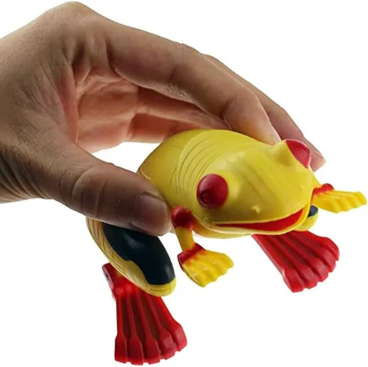72 Pieces Laser Remote Control Frog Toy - Life Likes with Jumping (Sound and Light – Yellow)
