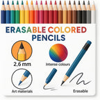 96 Pieces 24 Pieces (2.6mm Color Pencils - 24 Colors – 19cm Art Drawing Set)