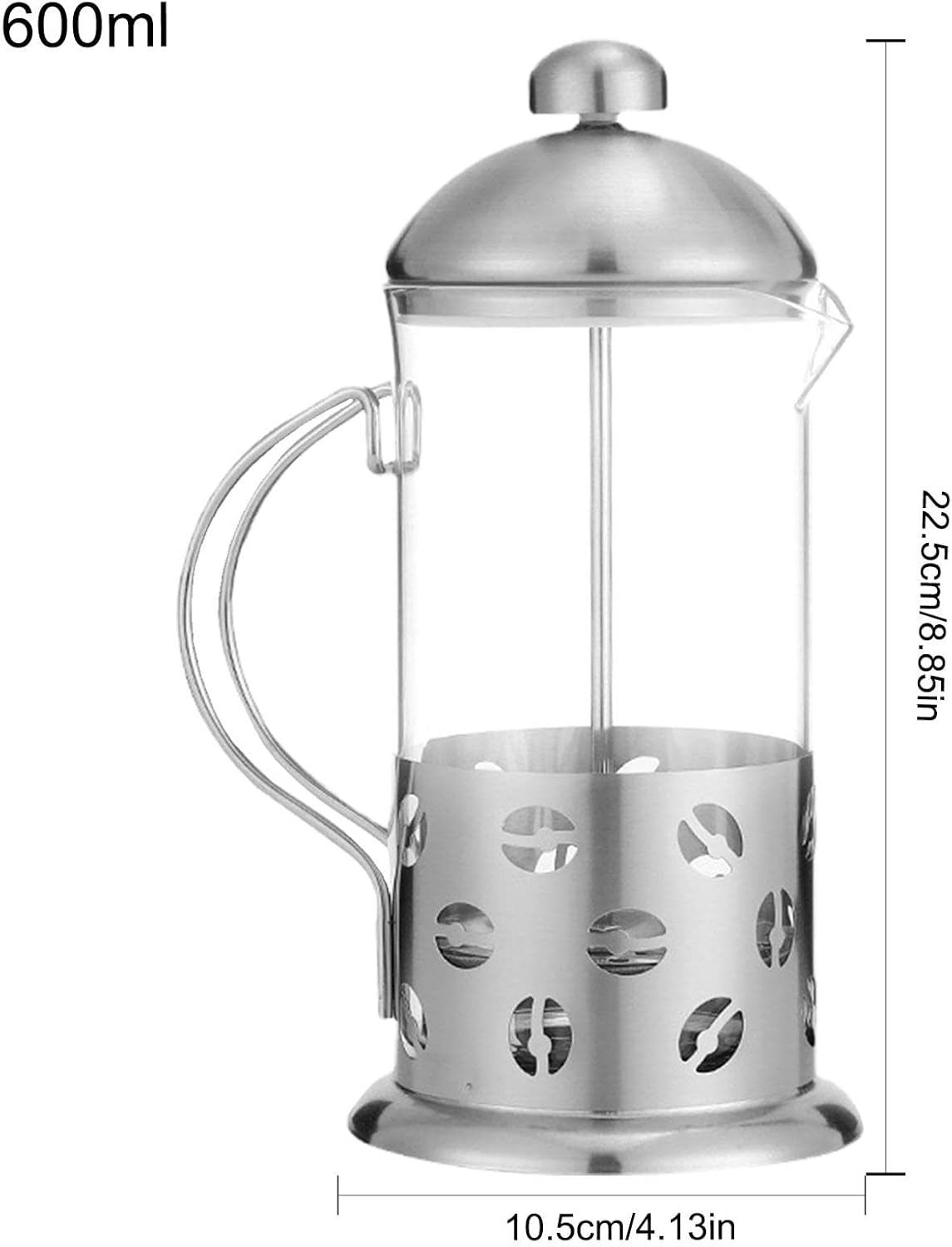 96 Pieces Makers (Stainless Steel Insulated Coffee Press – 304 Grade – 3-Level Filtration System – Dishwasher Safe – 600ml)