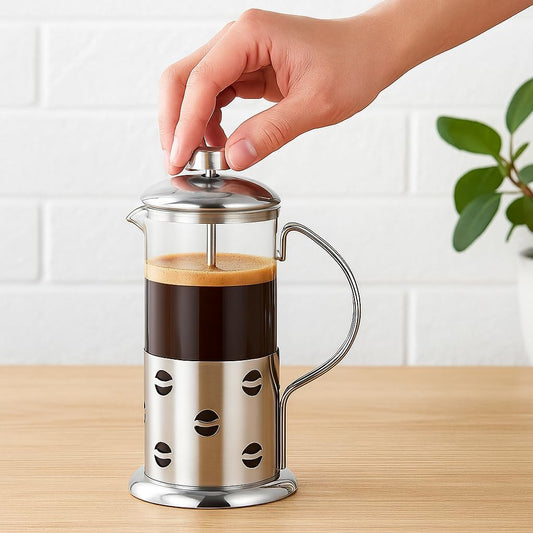 Coffee Pot Press, Plunger Coffee Teapot, 350mm Size, Ideal for Home and Office