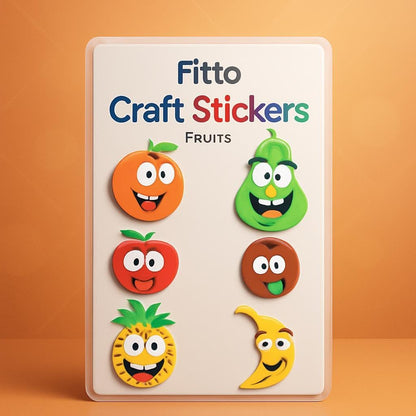 Fruit Series Craft Stickers 17.7x11.2cm, Craft Supplies for Creative Projects